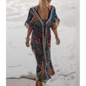 FARM Rio | Dresses | Farm Rio Mixed Tropical Romance Floral Midi Dress |  Poshmark